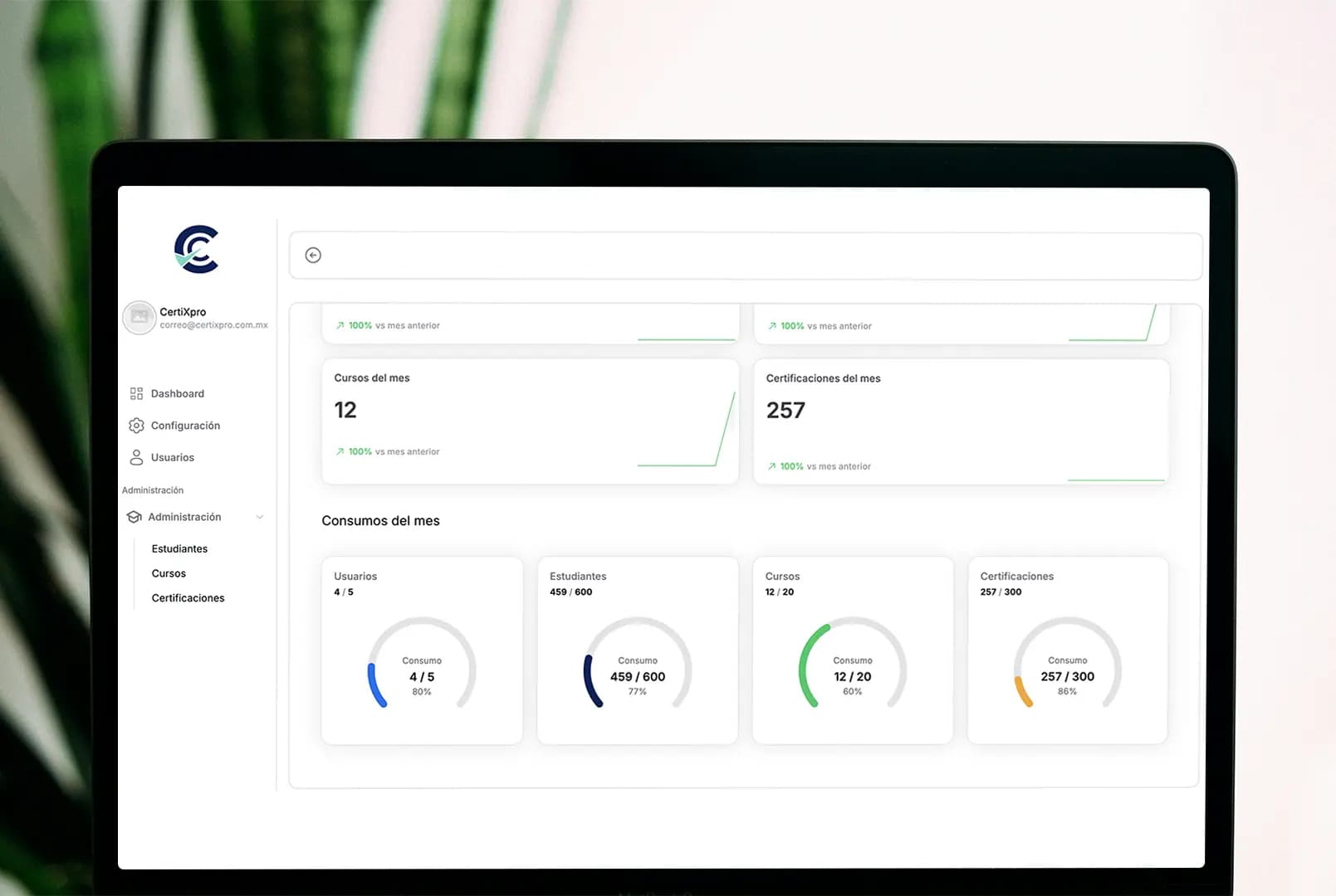 Plataforma de certificaciones digitales CertiXpro